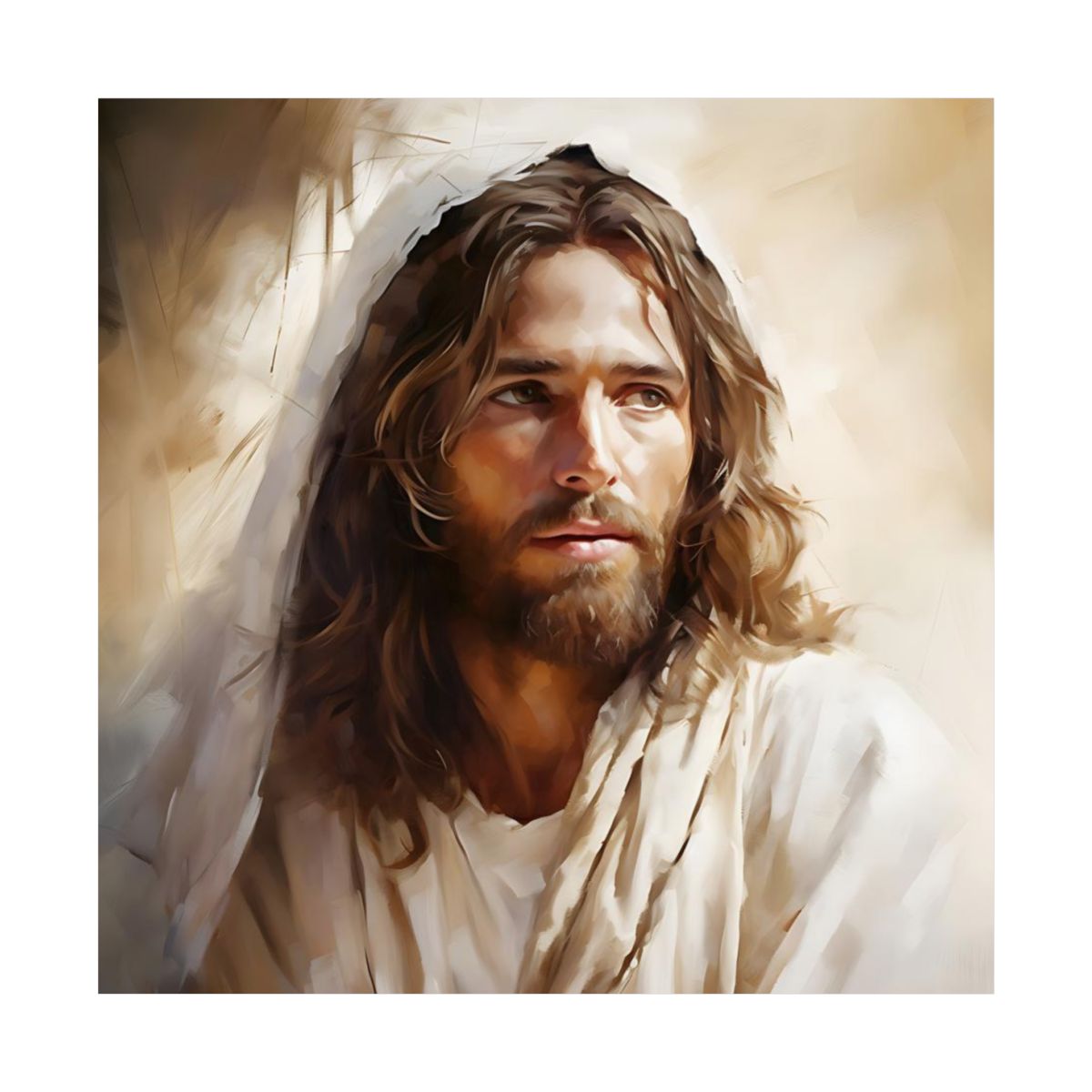 "The Way, The Truth, And The Life" - Jesus Portrait Art Print