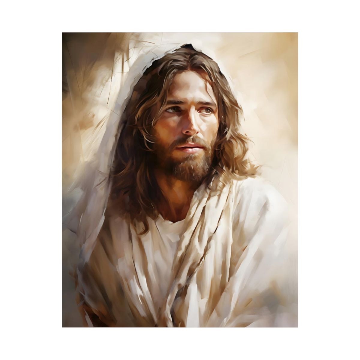 "The Way, The Truth, And The Life" - Jesus Portrait Art Print