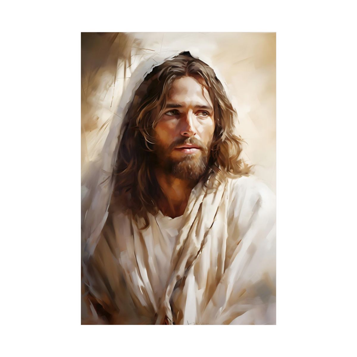 "The Way, The Truth, And The Life" - Jesus Portrait Art Print