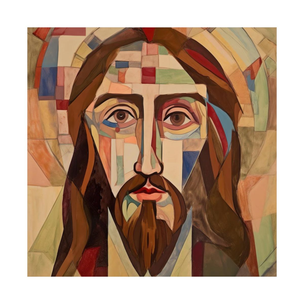 "The Word" - Christian Midcentury Modern Art Print