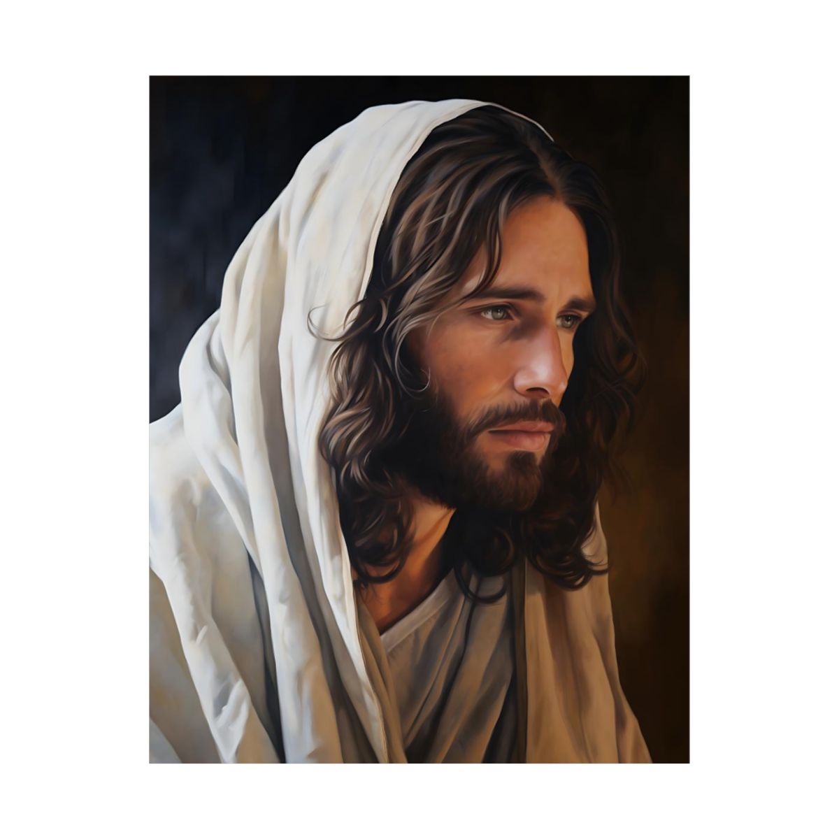 "Yeshua The Messiah" - Classical Style Jesus Art Print