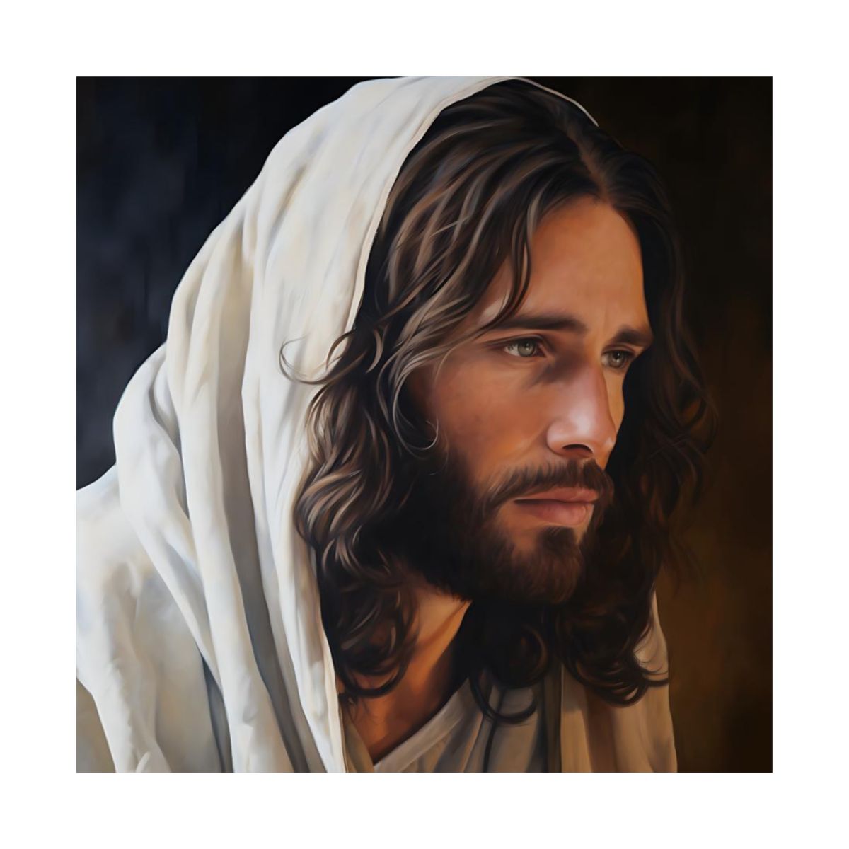 "Yeshua The Messiah" - Classical Style Jesus Art Print
