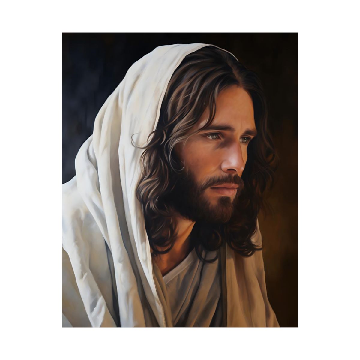 "Yeshua The Messiah" - Classical Style Jesus Art Print