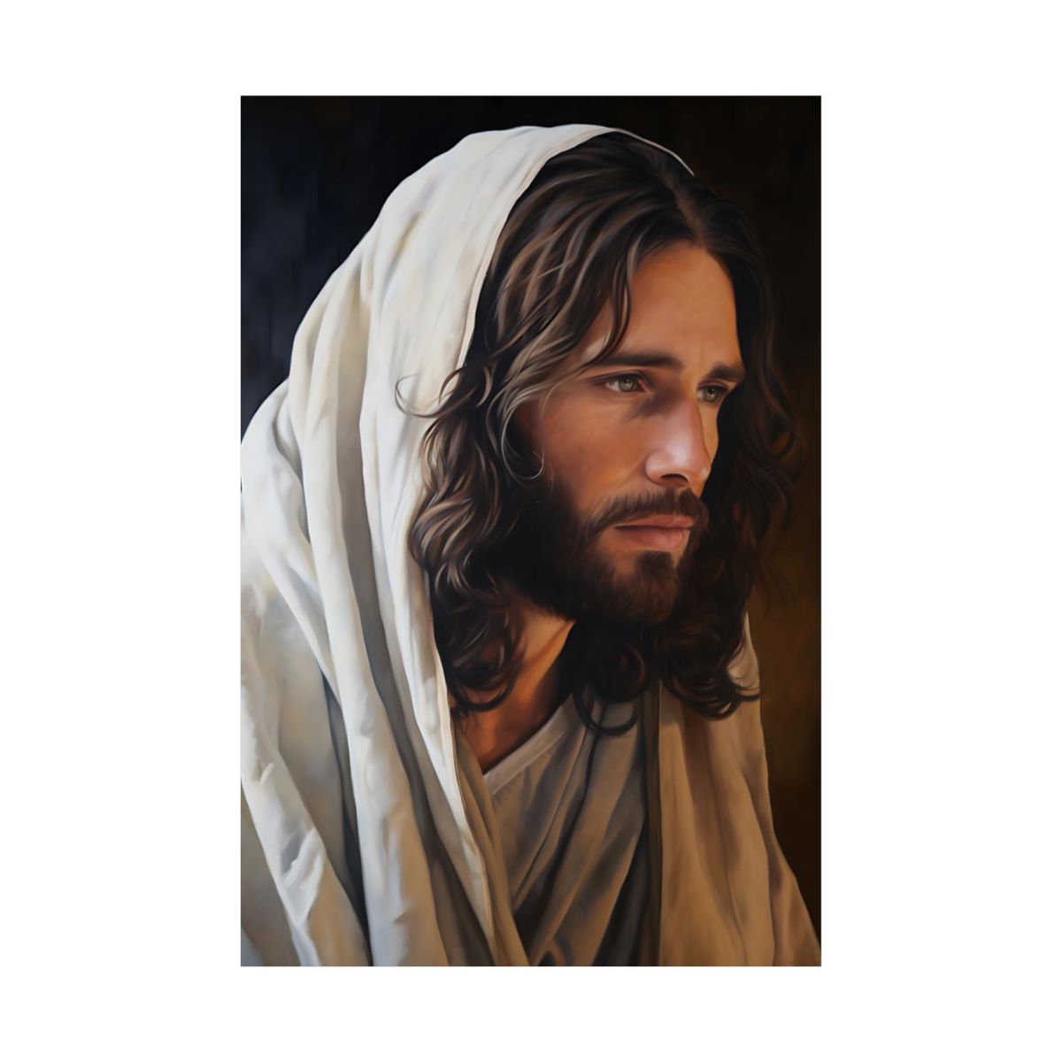 "Yeshua The Messiah" - Classical Style Jesus Art Print