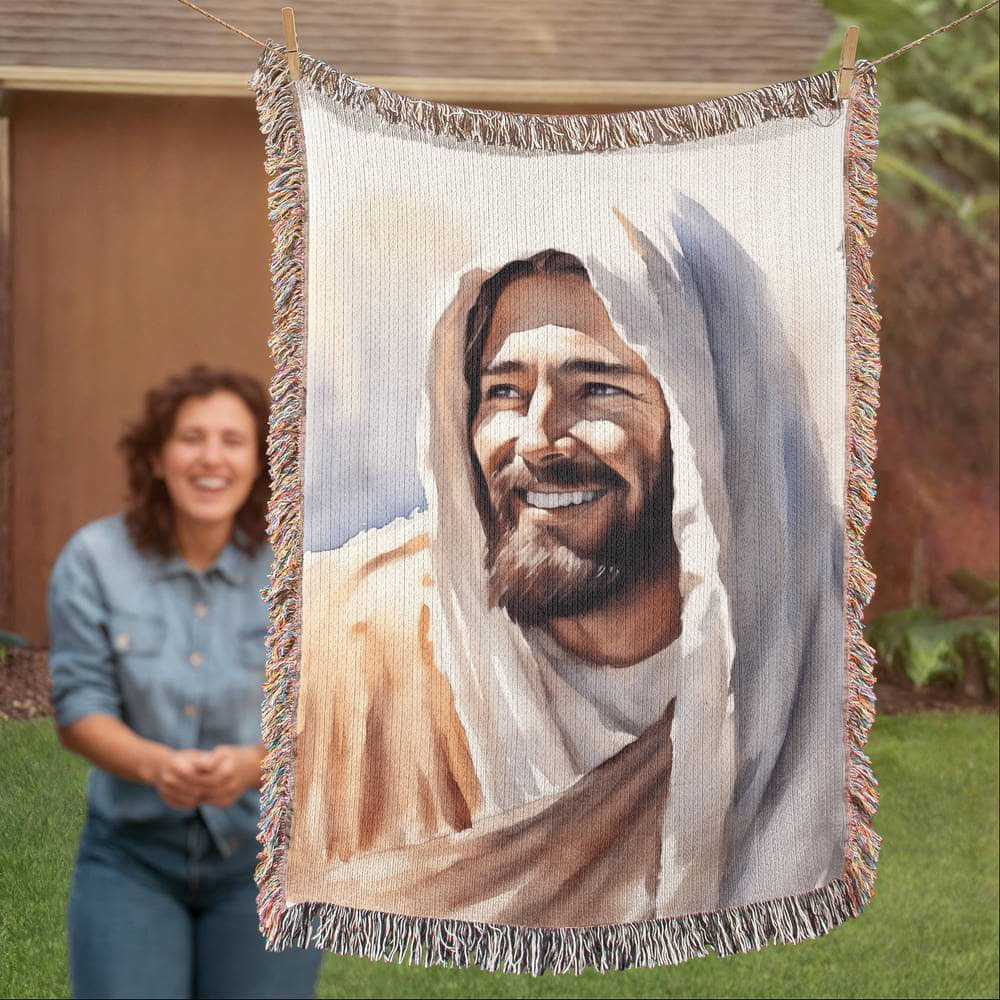"Rabbi Jesus" - Heirloom Woven Blanket