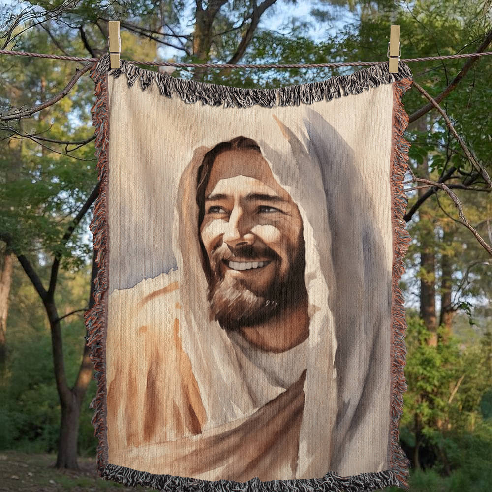 "Rabbi Jesus" - Heirloom Woven Blanket
