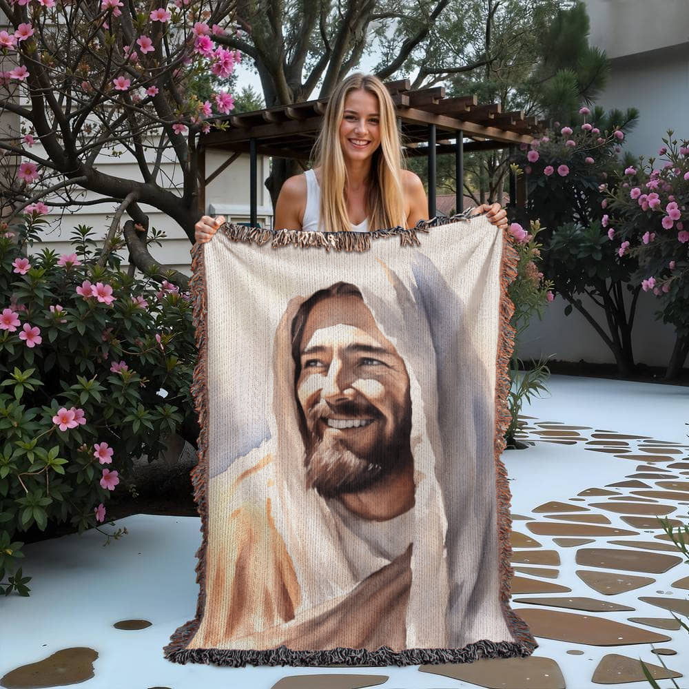 "Rabbi Jesus" - Heirloom Woven Blanket