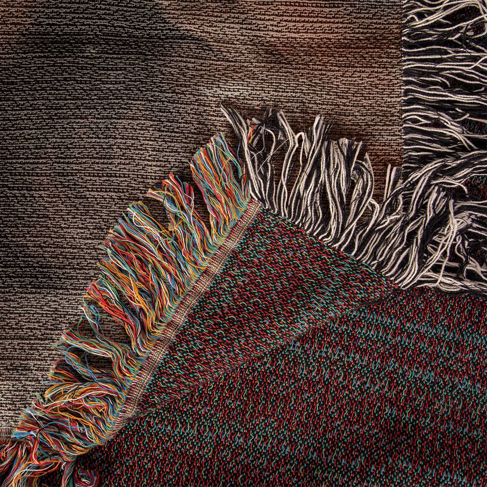 "Meditating Christ" - Heirloom Woven Blanket