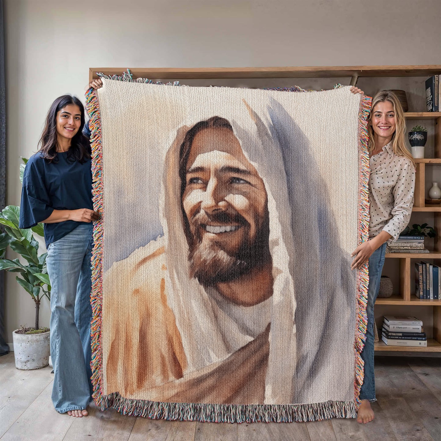 "Rabbi Jesus" - Heirloom Woven Blanket