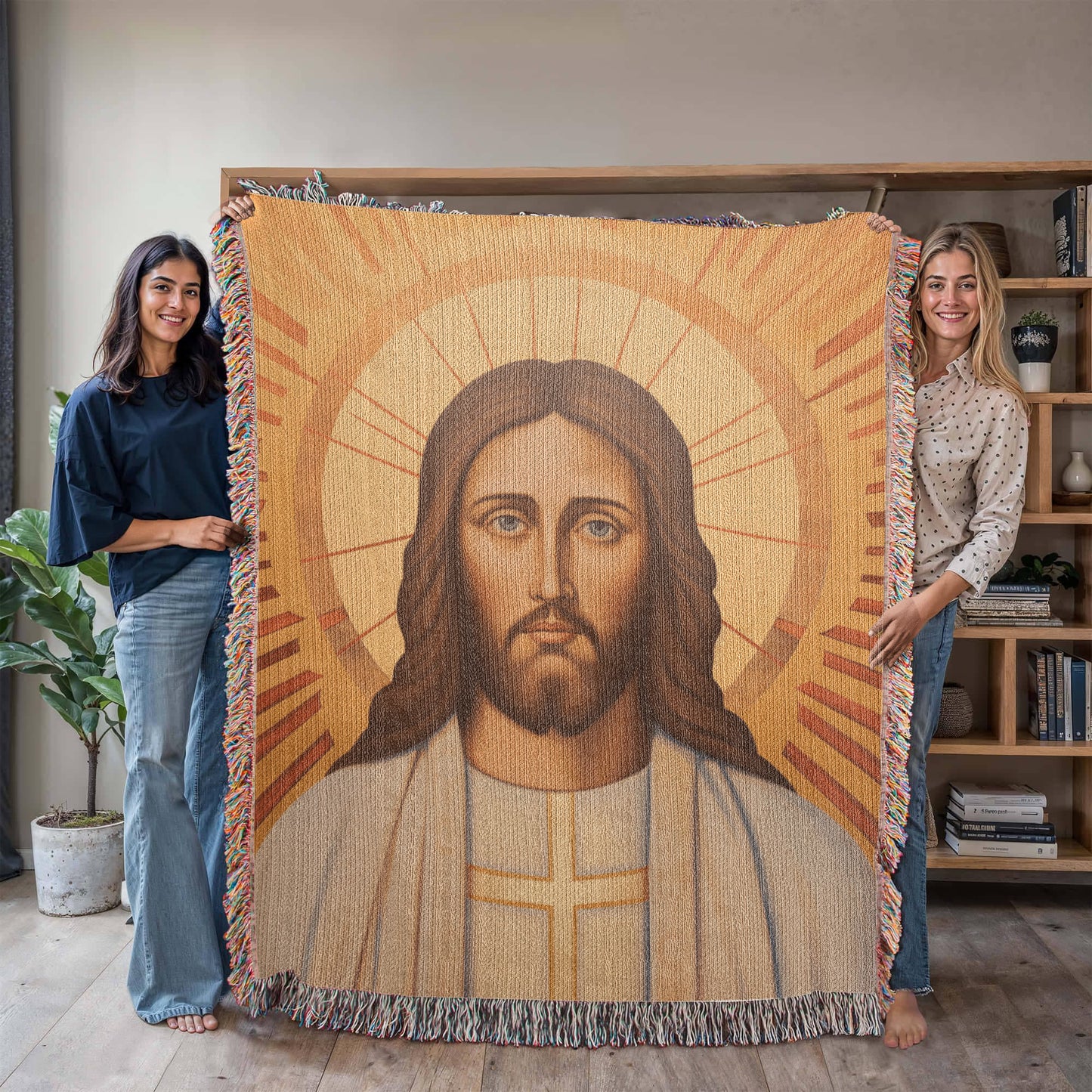 "The Glory Of Christ" - Heirloom Woven Blanket