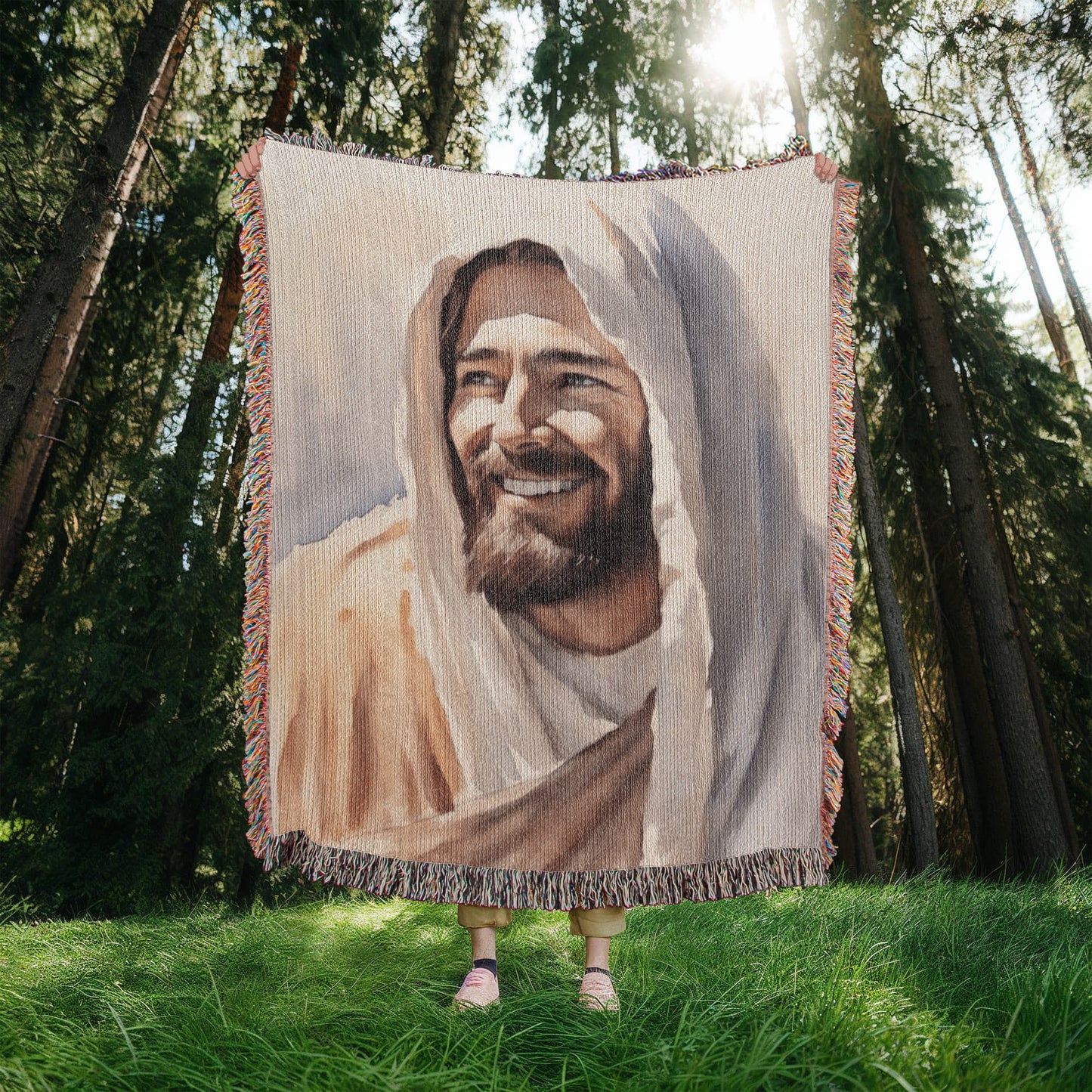 "Rabbi Jesus" - Heirloom Woven Blanket