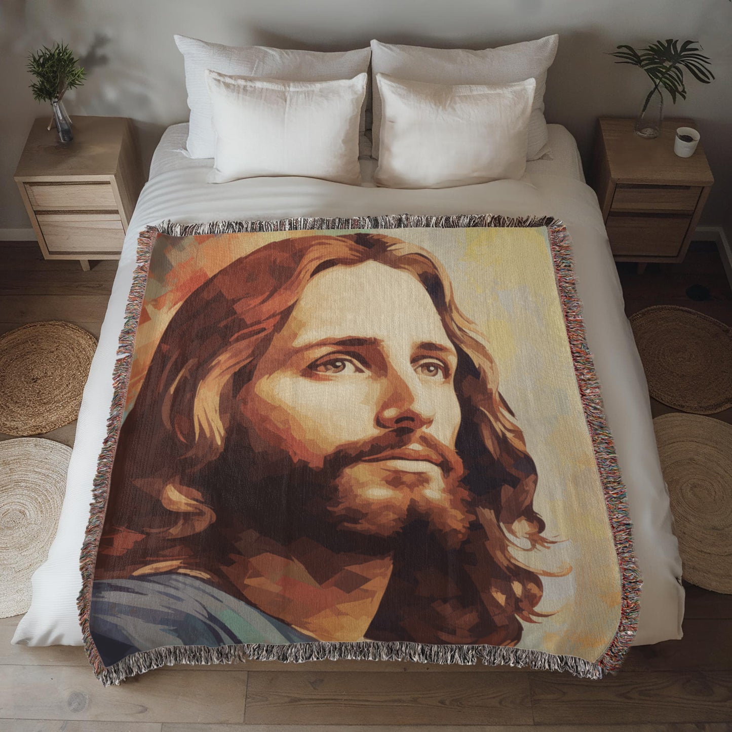"You Have A Friend In Jesus" - Heirloom Woven Blanket