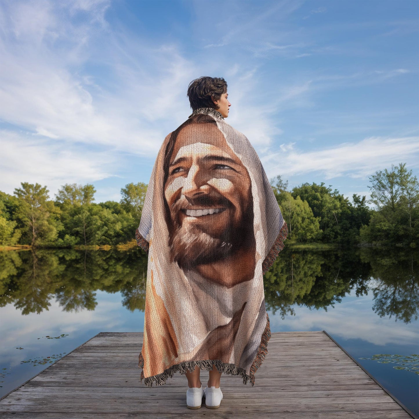 "Rabbi Jesus" - Heirloom Woven Blanket