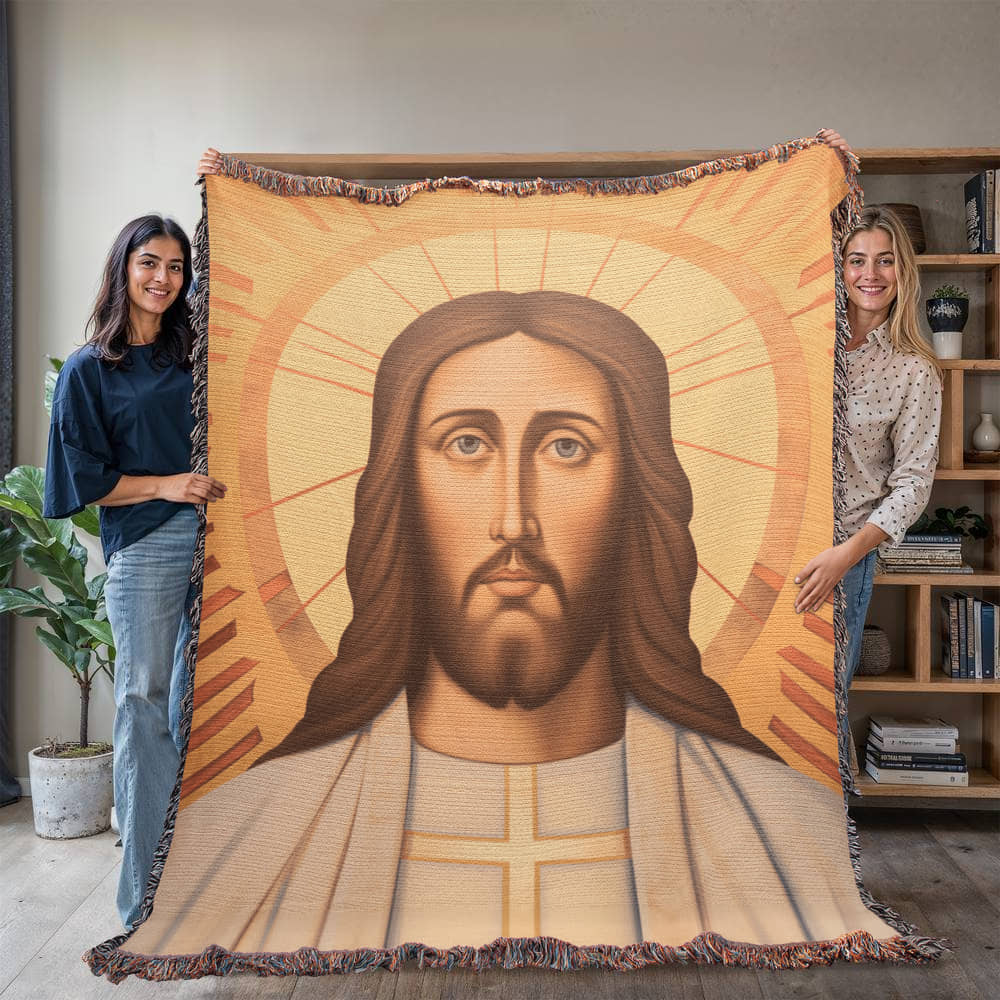 "The Glory Of Christ" - Heirloom Woven Blanket
