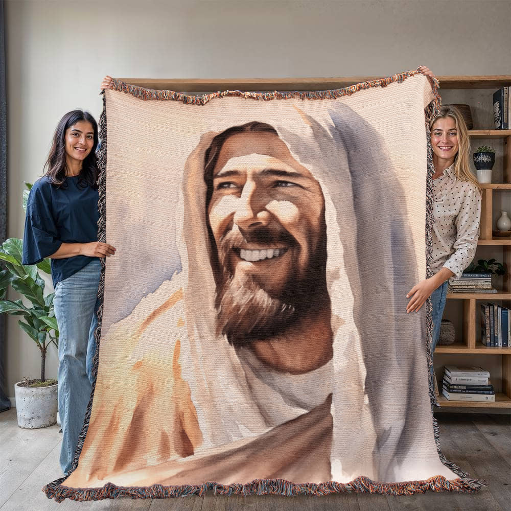 "Rabbi Jesus" - Heirloom Woven Blanket