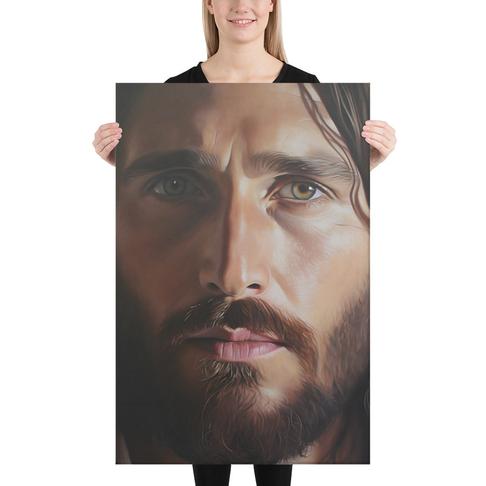 Christ's Compassionate Eyes Canvas Print