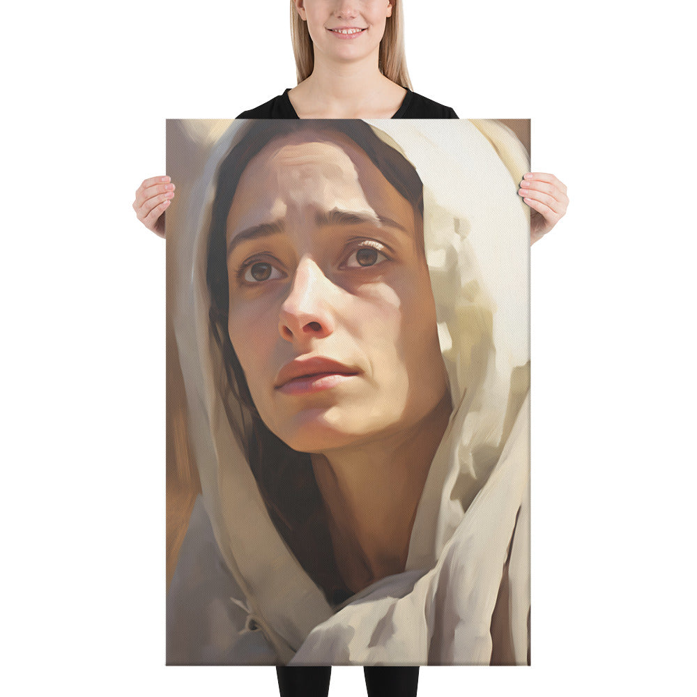 Our Lady Of Sorrows Canvas Print