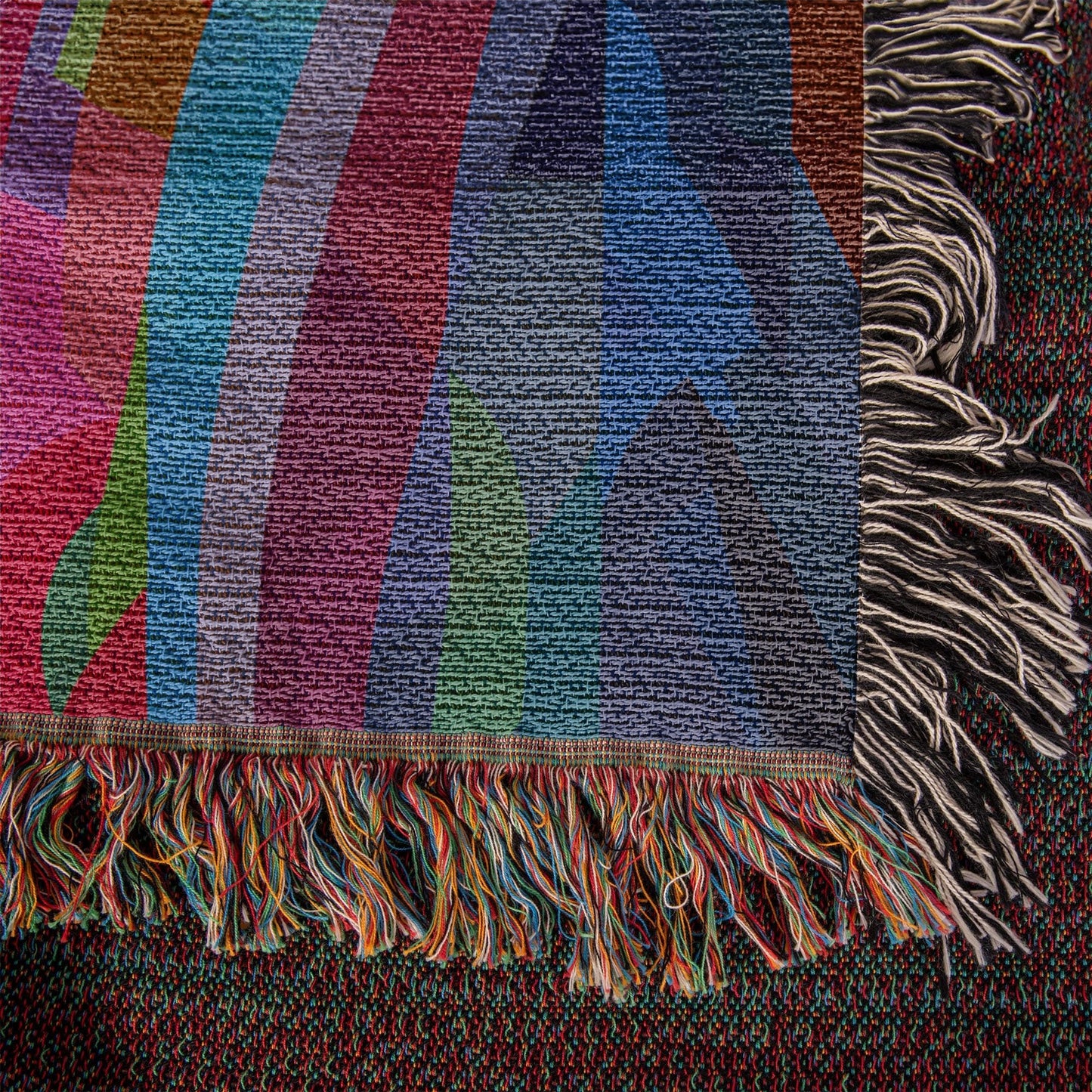 Christ Of Many Colors | Woven Christian Throw Blanket