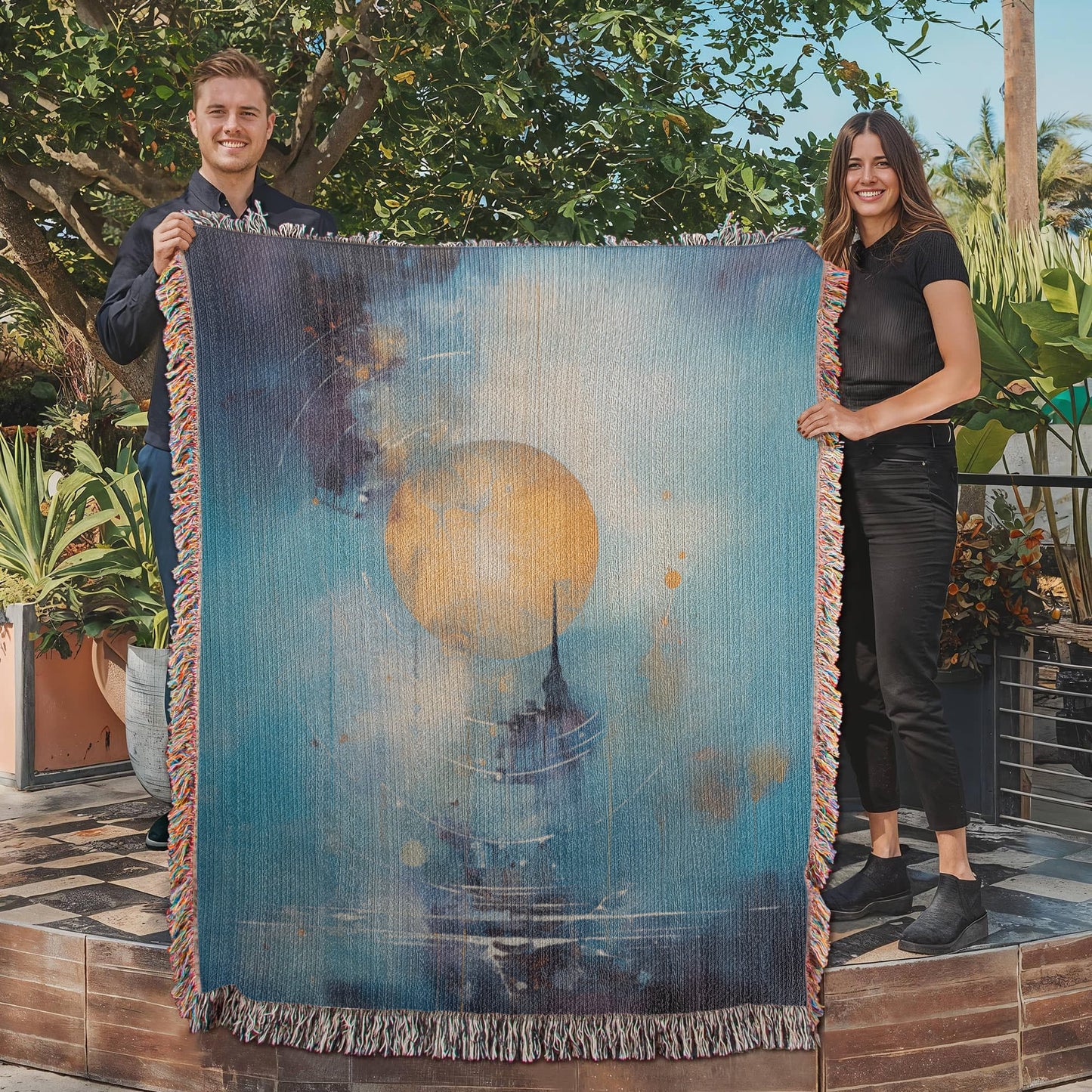 Kingdom Of God | Woven Christian Throw Blanket