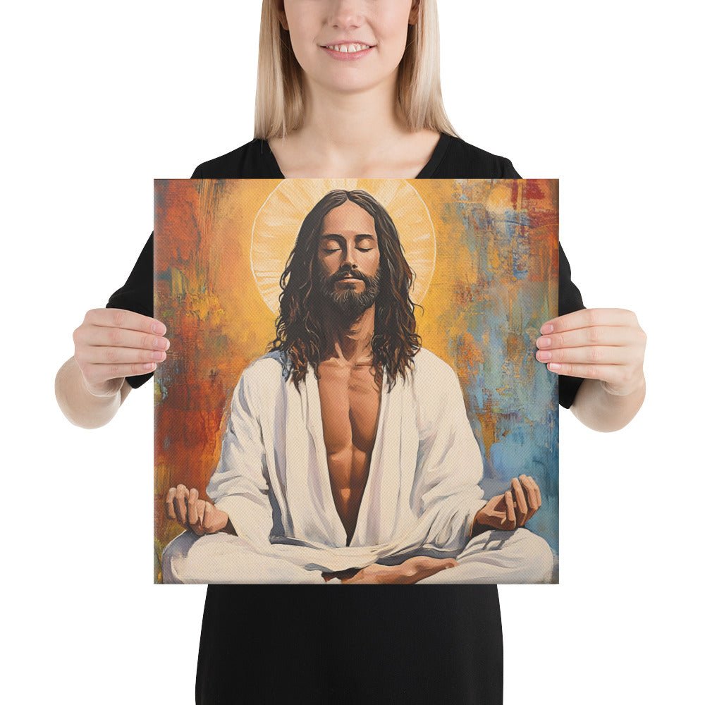 Meditating Christ | Canvas Print