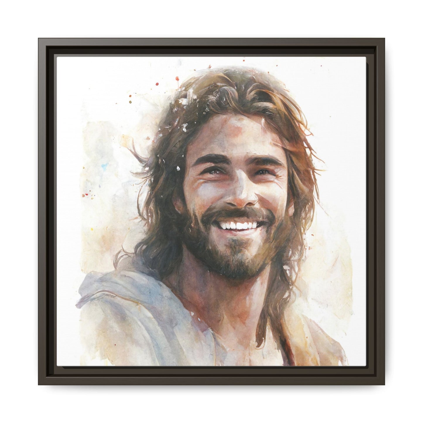 Messiah's Smile | Canvas Print
