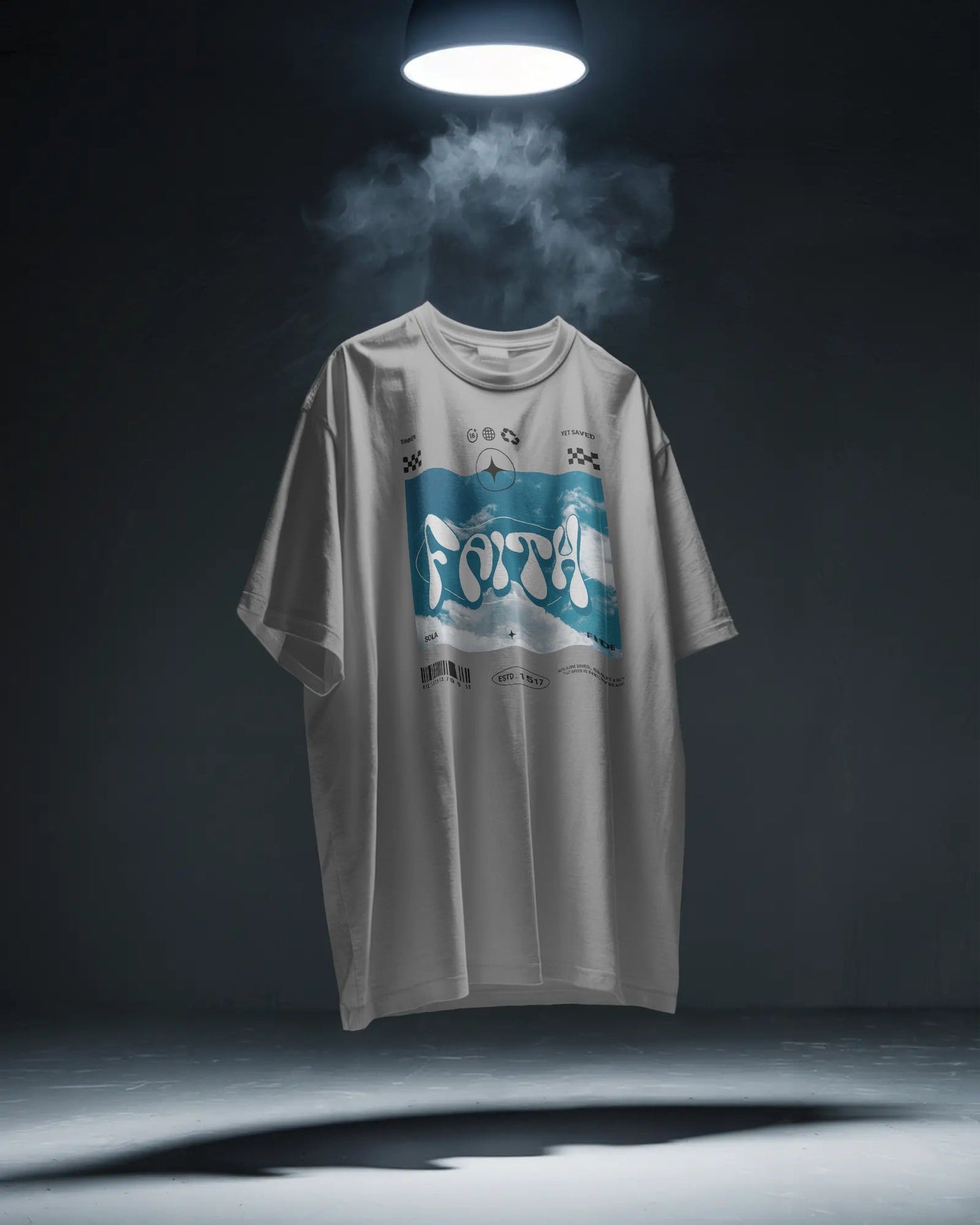 Sinner Saved By Faith 90s Style Reformation T-Shirt - ChristVisions