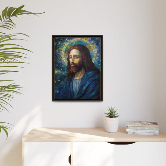 Starry Night Jesus | Canvas Print