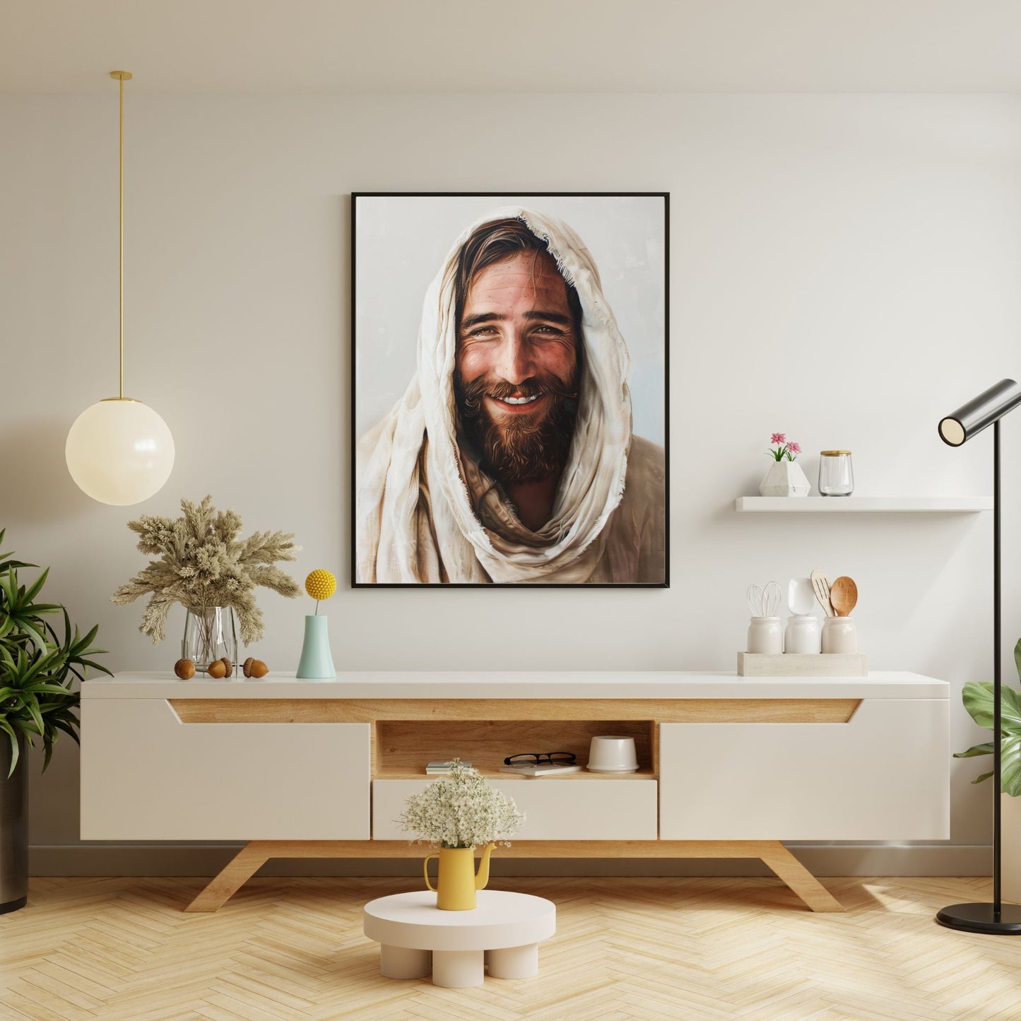 The Teacher's Smile Fine Art Print - ChristVisions