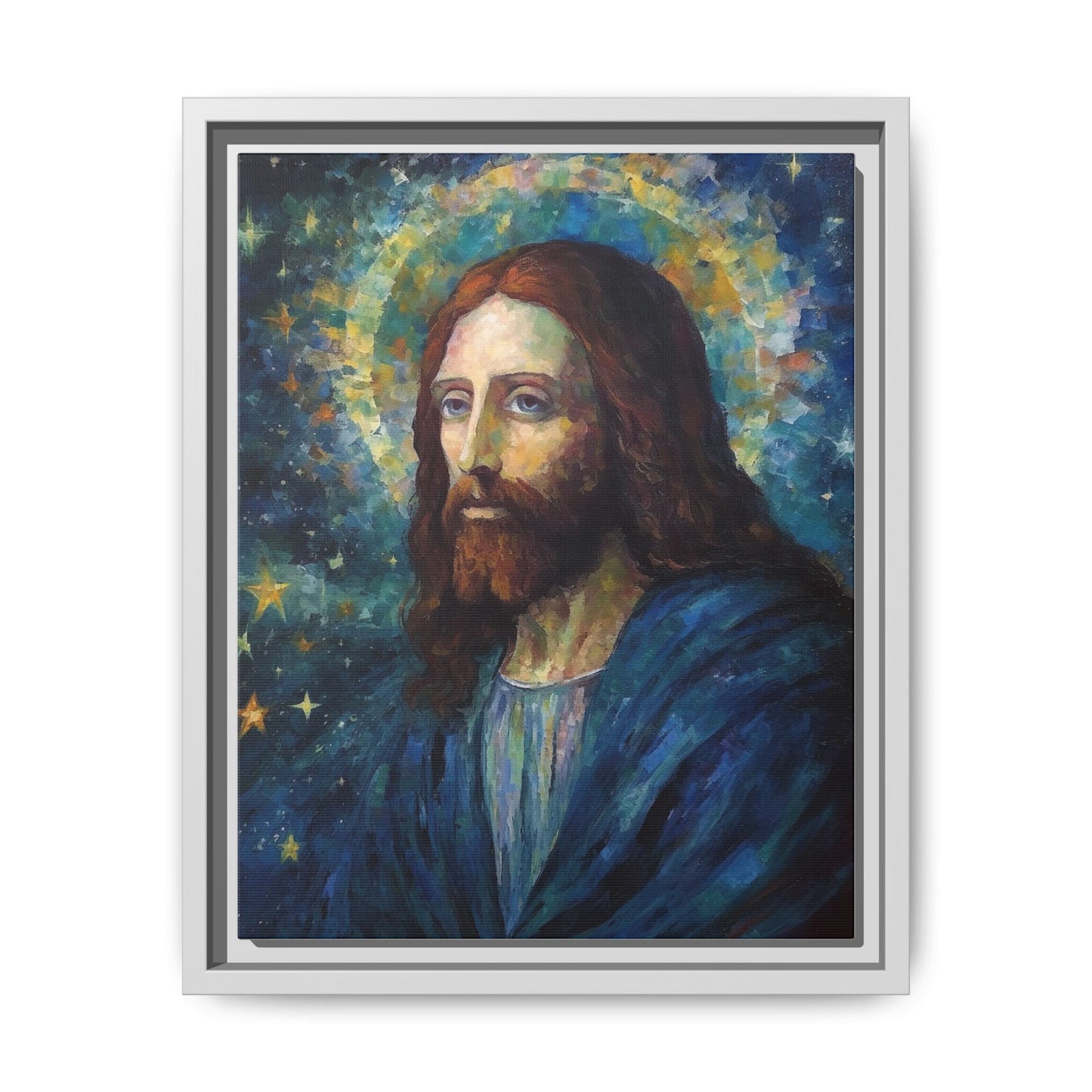 Starry Night Jesus | Canvas Print