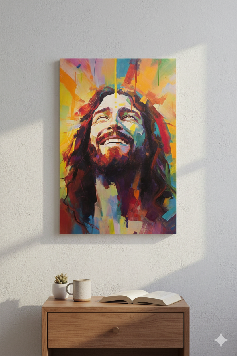 Divine Joy ∣ Joyful ∣ Christian Canvas Wall Art