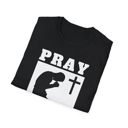 Pray Hard Christian Men's T-Shirt