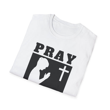 Pray Hard Christian Women's T-Shirt