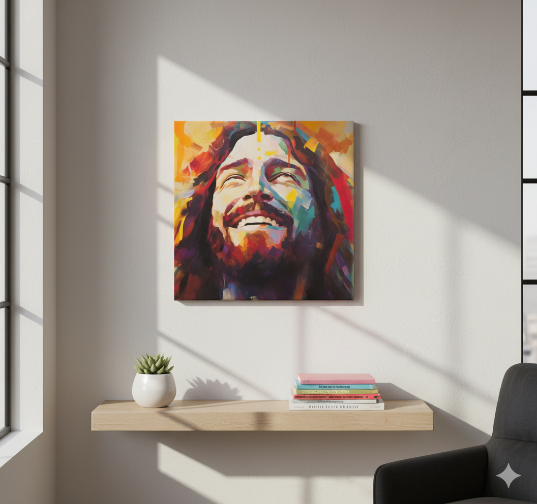 Divine Joy ∣ Joyful ∣ Christian Canvas Wall Art