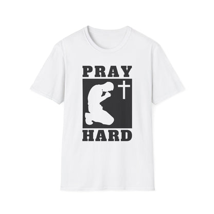 Pray Hard Christian Men's T-Shirt