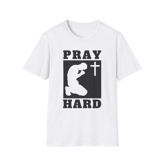 Pray Hard Christian Men's T-Shirt