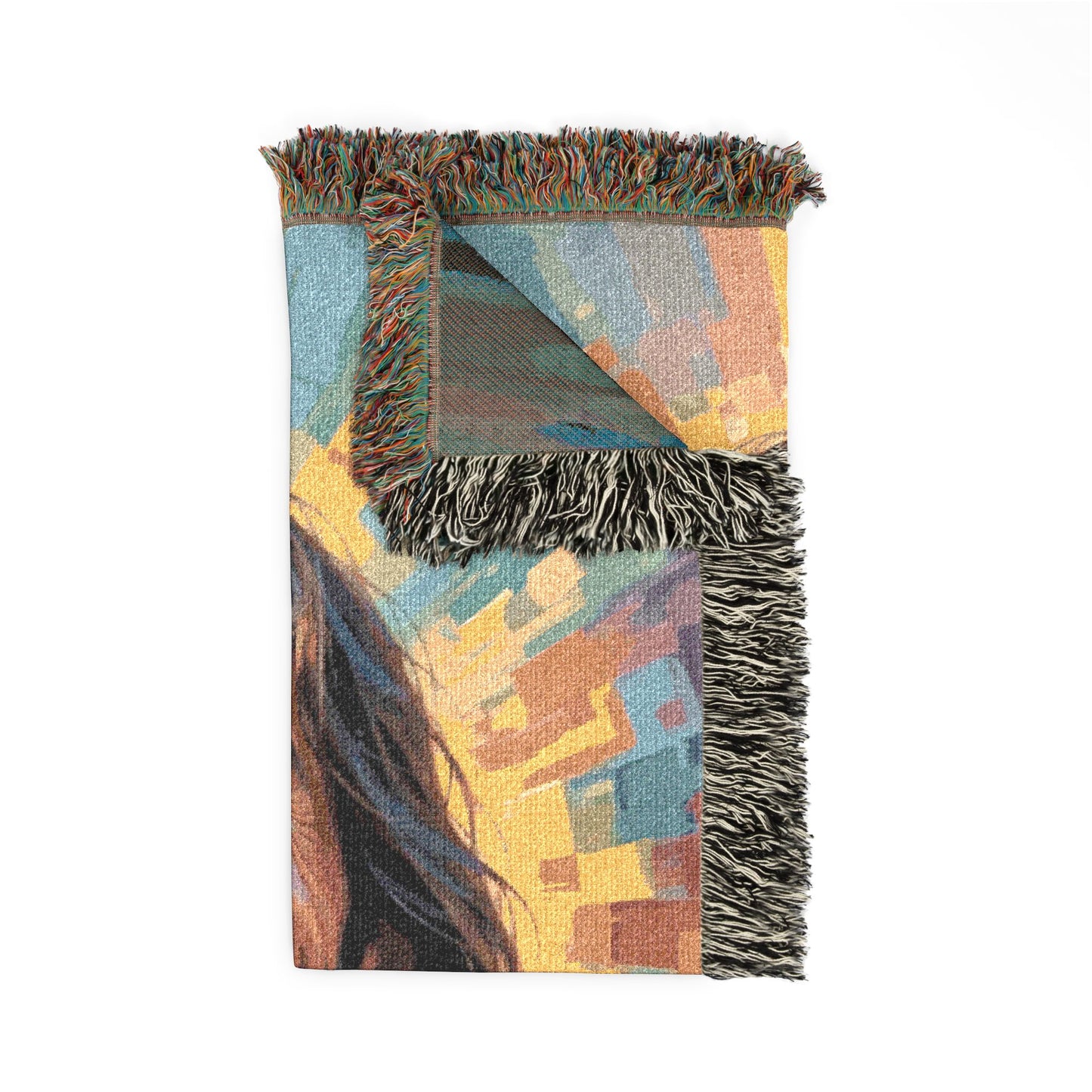 Rejoice In The Lord Jesus | Woven Throw Blanket