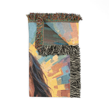 Rejoice In The Lord Jesus | Woven Throw Blanket