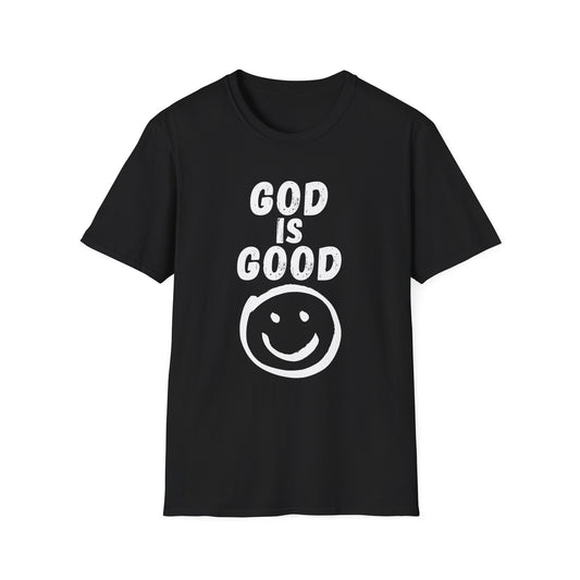 God Is Good Smiley Face Christian T-Shirt