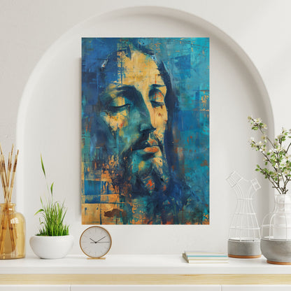 Christ In Blue | Midcentury Style | Fine Art Print