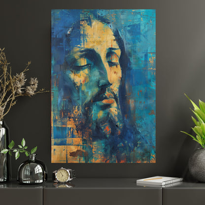 Christ In Blue | Midcentury Style | Fine Art Print