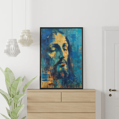 Christ In Blue | Midcentury Style | Fine Art Print