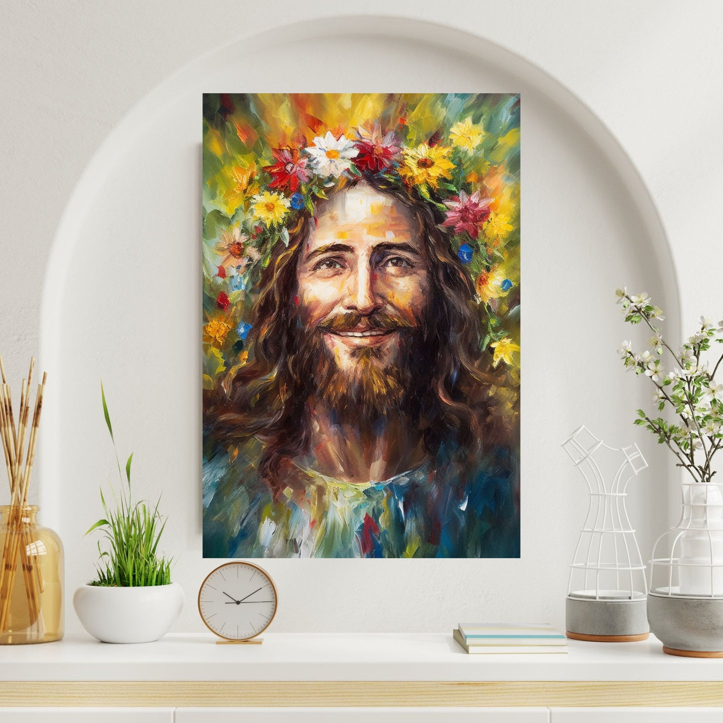 Christ In Paradise | Boho Style | Fine Art Print