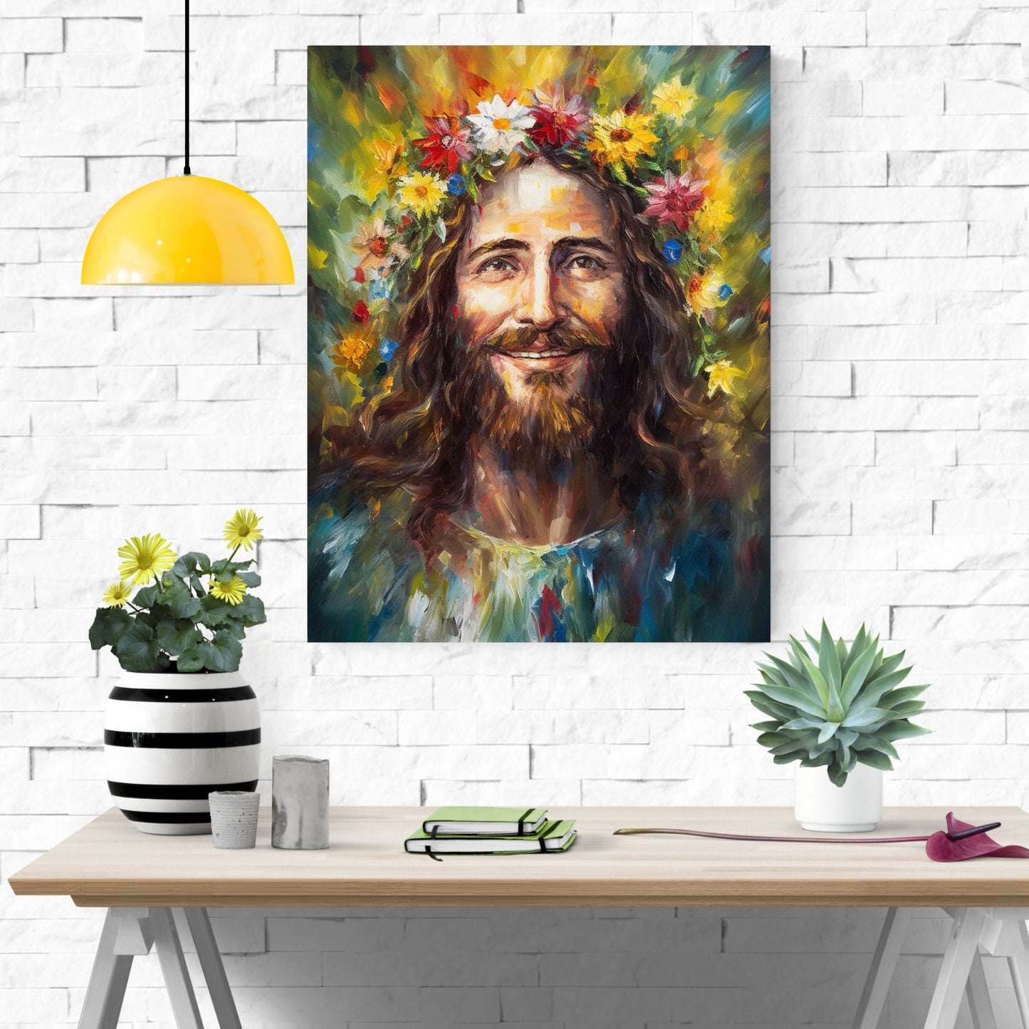 Christ In Paradise | Boho Style | Fine Art Print