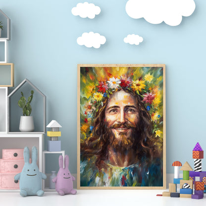 Christ In Paradise | Boho Style | Fine Art Print