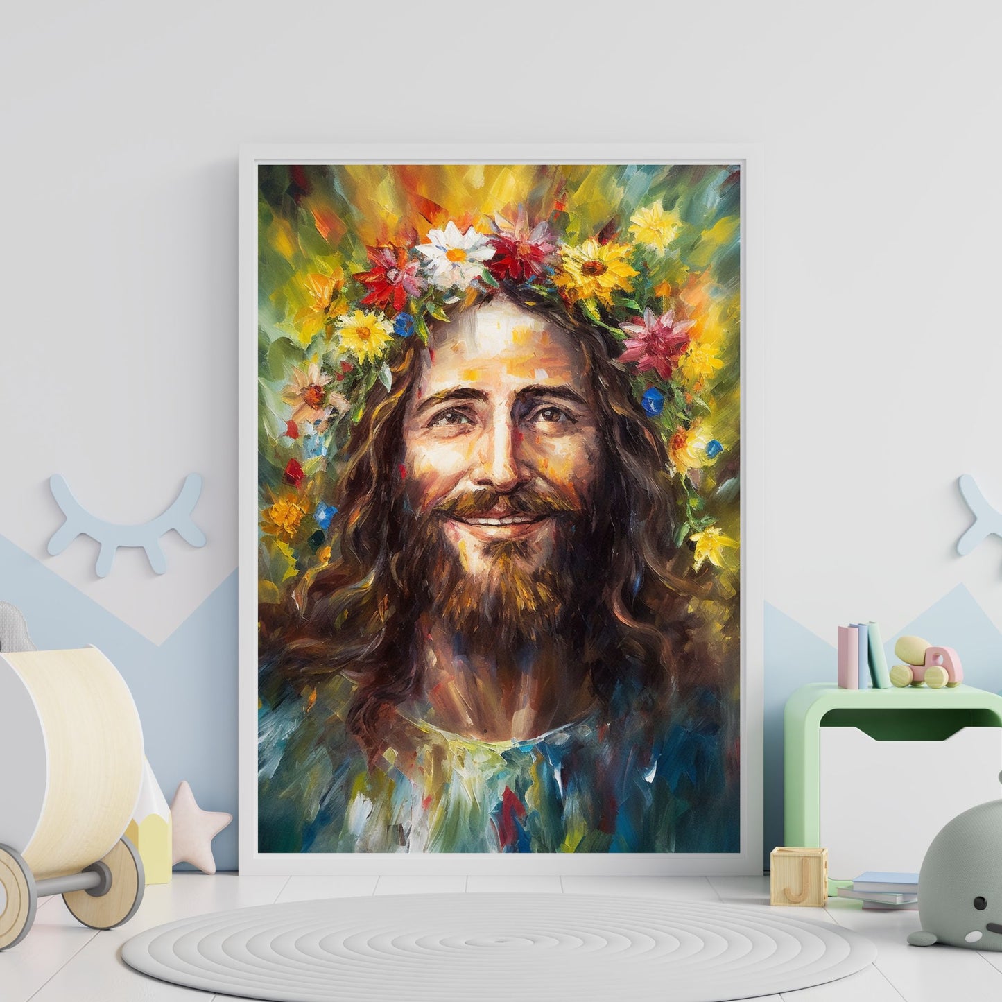 Christ In Paradise | Boho Style | Fine Art Print