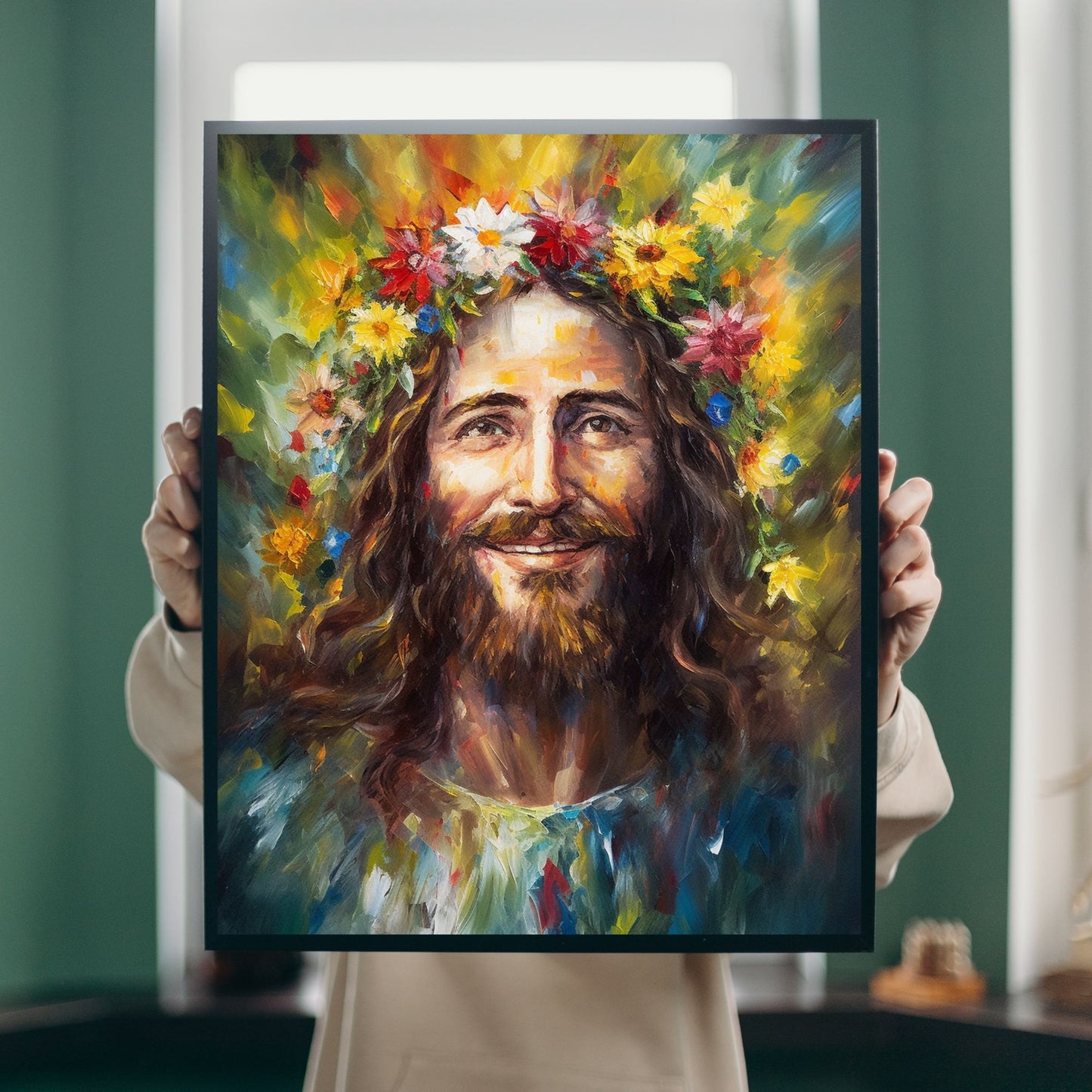 Christ In Paradise | Boho Style | Fine Art Print