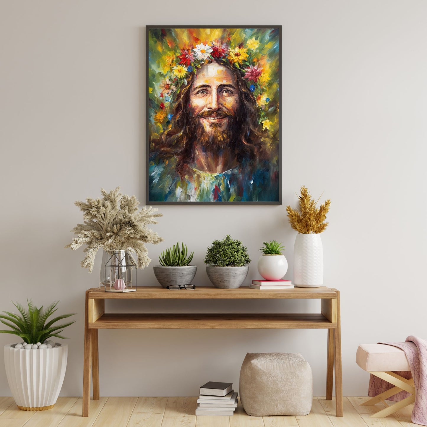 Christ In Paradise | Boho Style | Fine Art Print