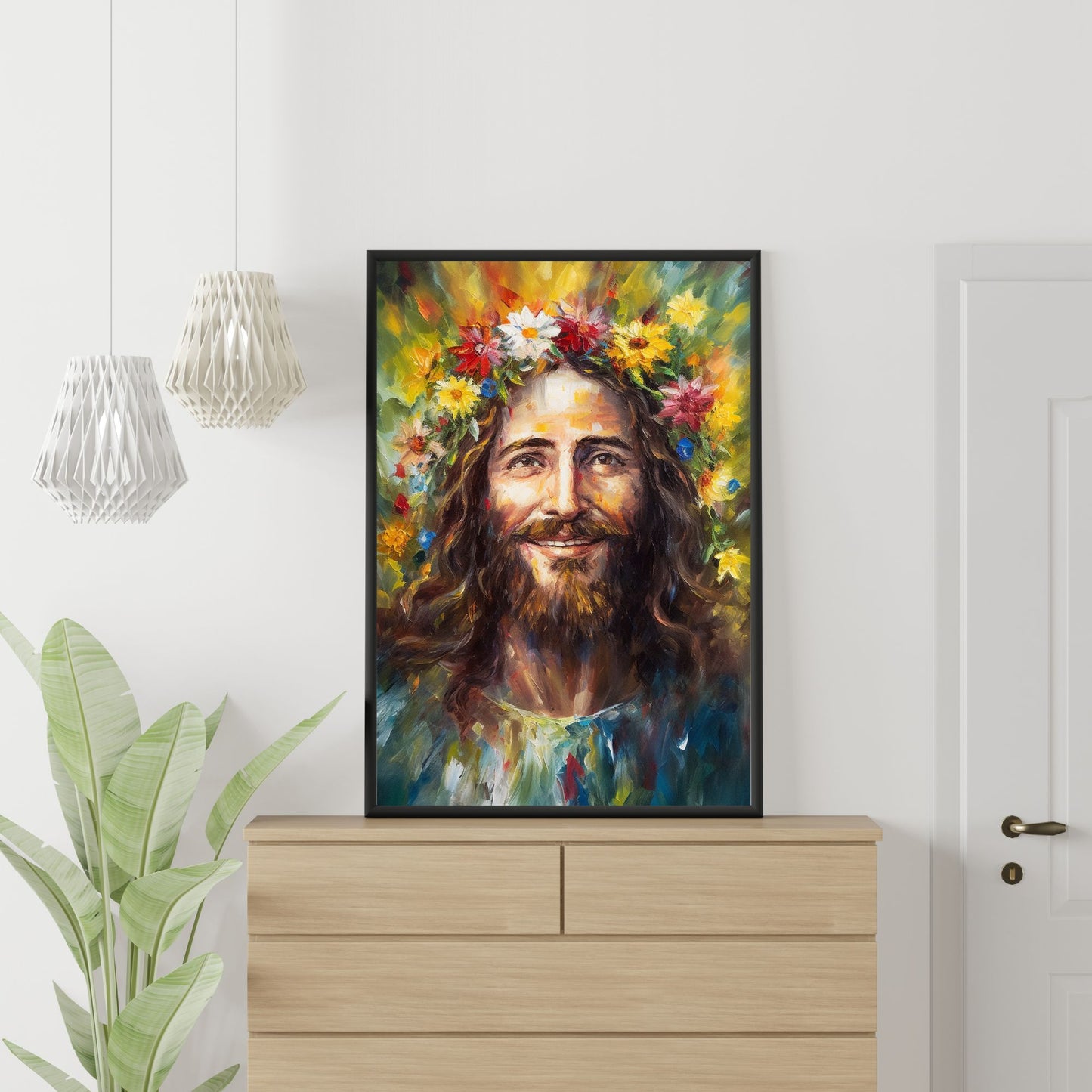 Christ In Paradise | Boho Style | Fine Art Print