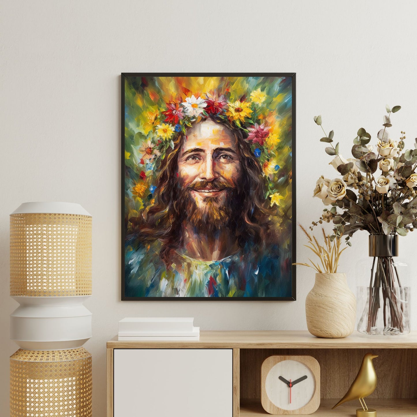 Christ In Paradise | Boho Style | Fine Art Print