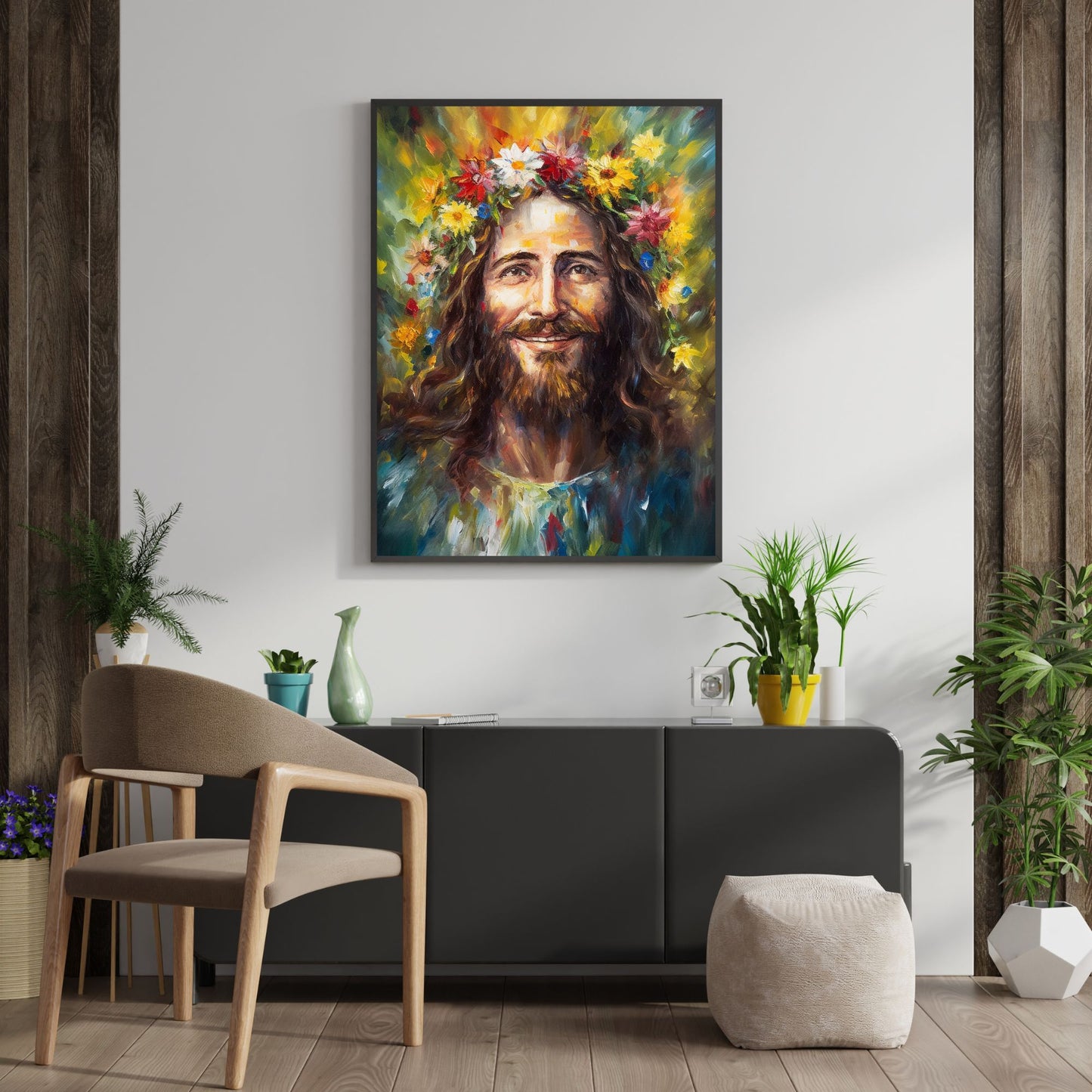 Christ In Paradise | Boho Style | Fine Art Print